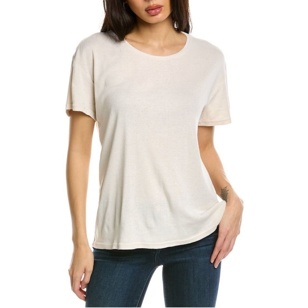 Sandrine Rose | Free People White t-Shirt extra soft sz XS color cloud NEW